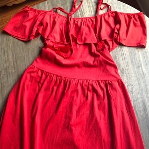 Rebecca minkoff red dress sz L